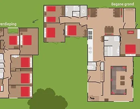 Villa Groepsvilla | 24 Personen Voorthuizen