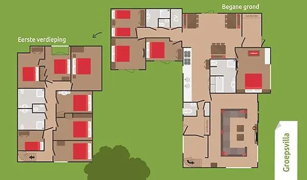 Villa Groepsvilla | 24 Personen Voorthuizen